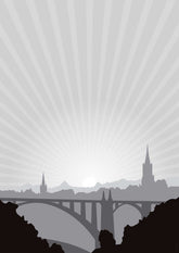 Nach dem Regen in Bern (Grau)